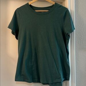 Madewell 100% Cotton Green Short Sleeve Tee